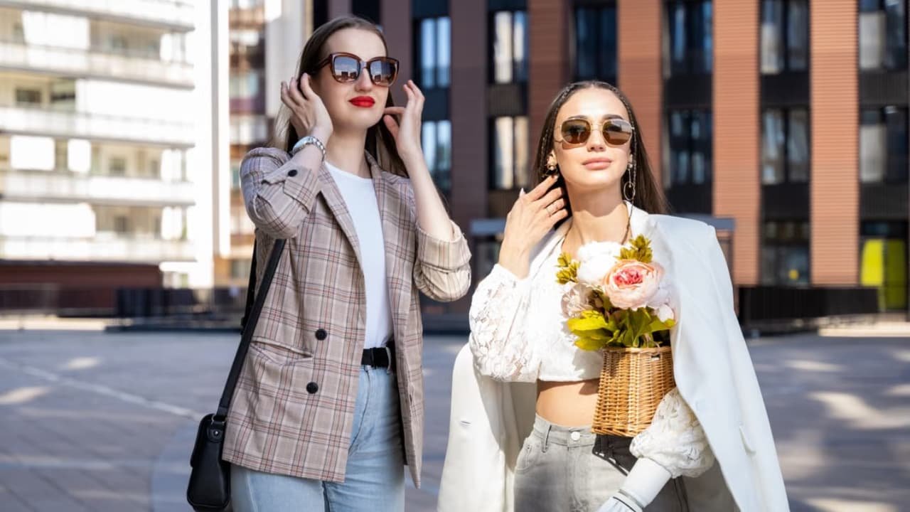 Pessoas usando roupas no estilo Quiet luxury